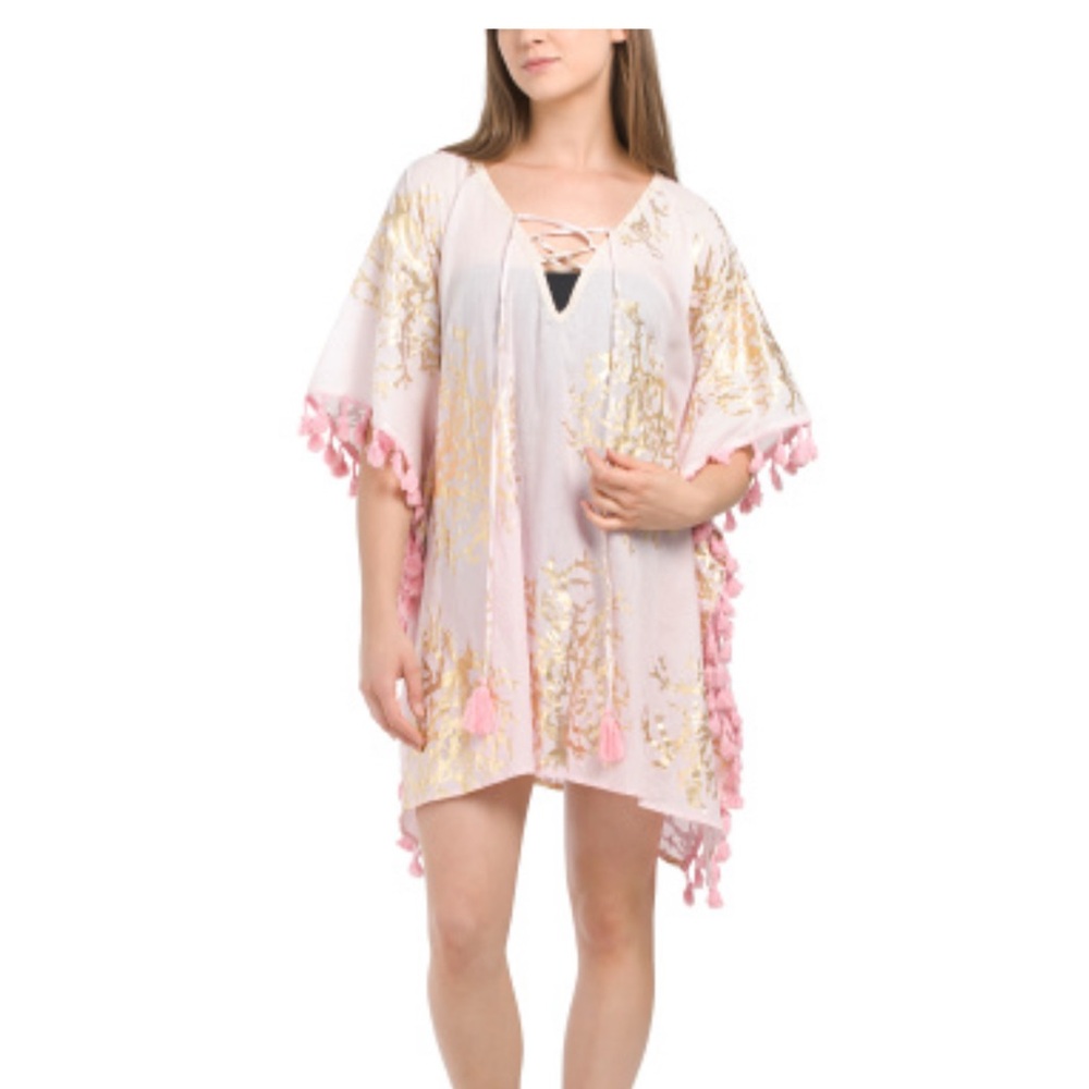 DEBBIE KATZ
Indra Metallic Printed Cover-up